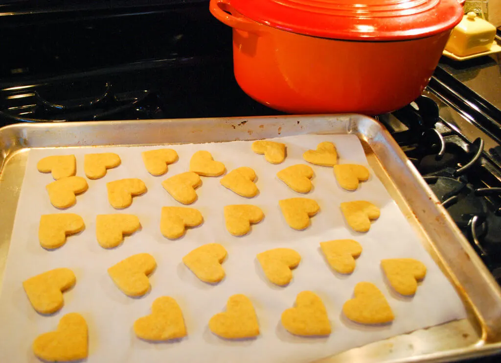 Sweet potato crackers baked in the oven