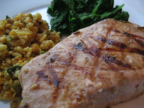 Merriment :: Tasty marinade recipe for grilling chicken, pork, fish or veggie kabobs
