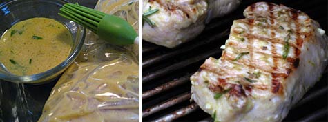 Merriment :: Tasty marinade recipe for grilling chicken, pork, fish or veggie kabobs