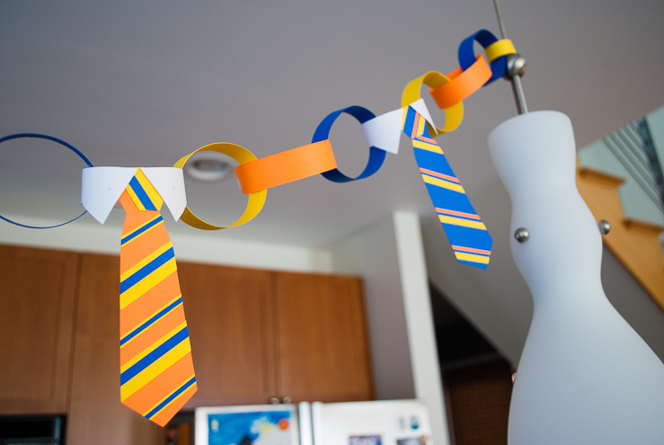 Diy Tie Nin Rings And Bunting Father S Day Decorations Merriment Design