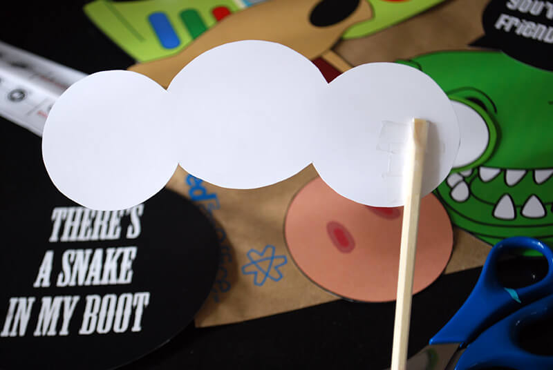 Making Toy Story photo booth props