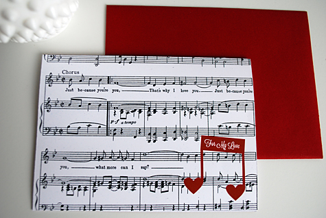 Common Sheet Tunes Cost-free Printable Valentines Working day Card graphic relating to Vintage Sheet Music Printable referred to as Classic Sheet Tunes Cost-free Printable Valentines Working day Card