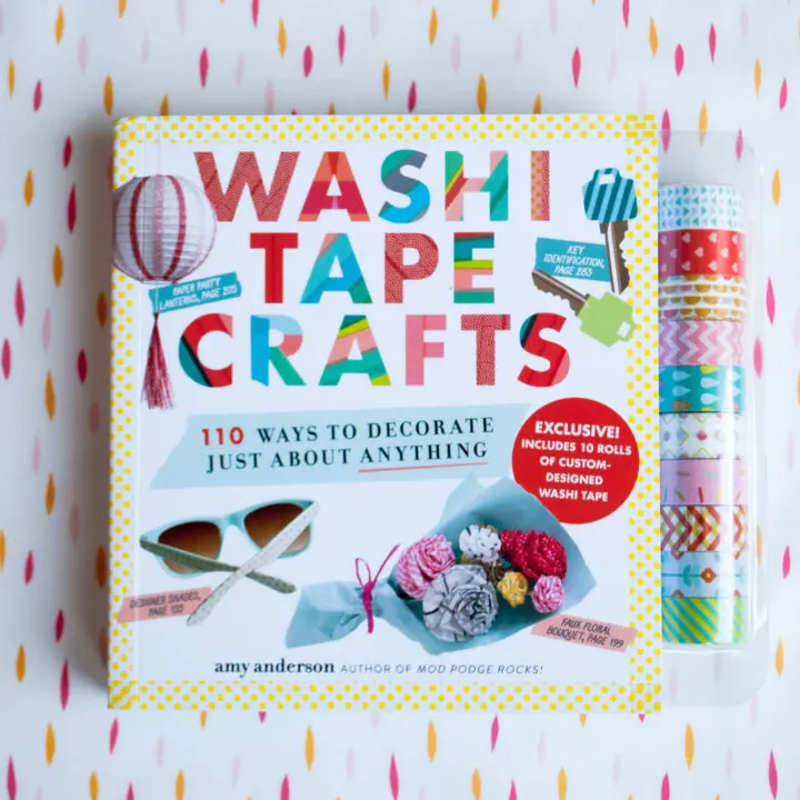 Washi Tape Crafts book with craft by Kathy Beymer from Merriment Design