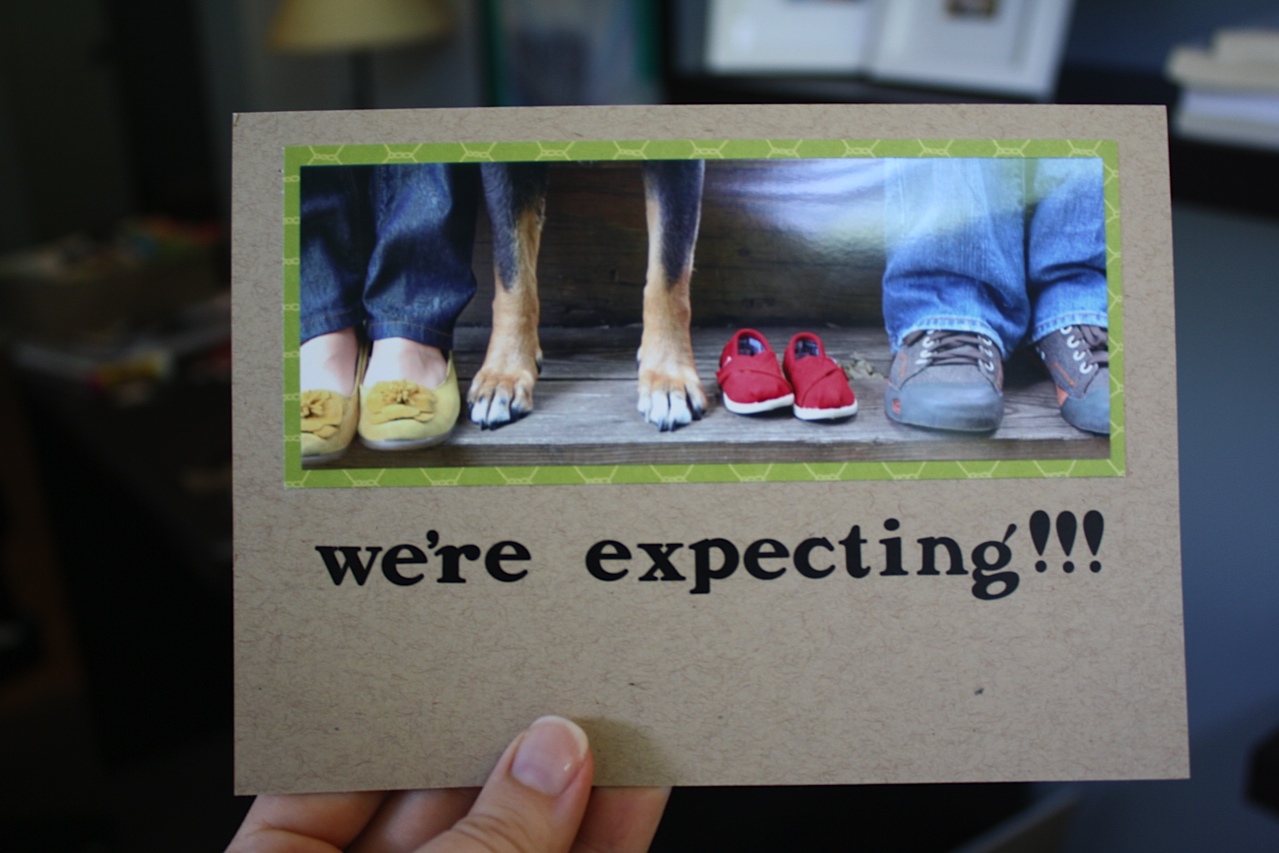 Fun and creative way to announce pregnancy