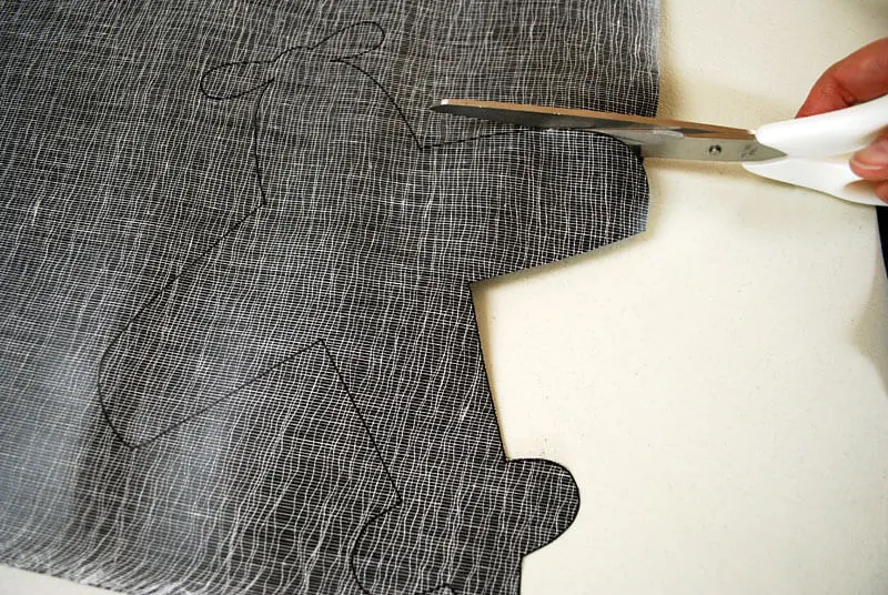 Chalkboard fabric